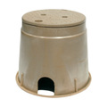 B & K VALVE BOX ROUND 10"" SAND 111BC SAND